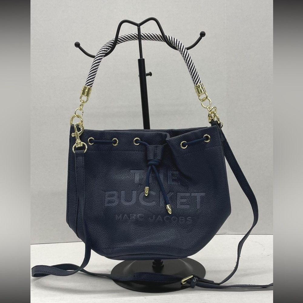 Marc Jacobs Bucket & Drawstring Navy Bucket Bag - Picture 1 of 16